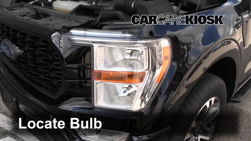 2021 Ford F-150 XLT 2.7L V6 Turbo Crew Cab Pickup Éclairage Feu clignotant avant (remplacer l'ampoule)